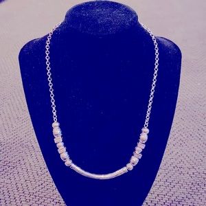 Brighton choker beaded silver